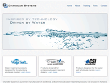 Tablet Screenshot of chandlersystemsinc.com